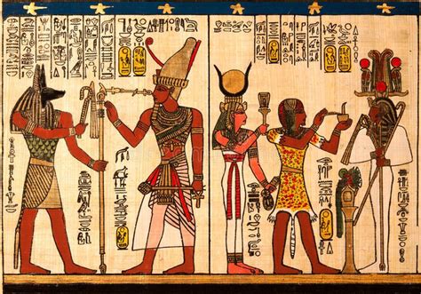 Egyptian papyrus. With ancient hieroglyphics , #ad, #papyrus, #Egyptian, #hieroglyphics, # ...