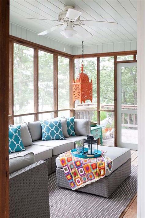 45 Amazingly Cozy and Relaxing Screened Porch Design Ideas | Screened ...