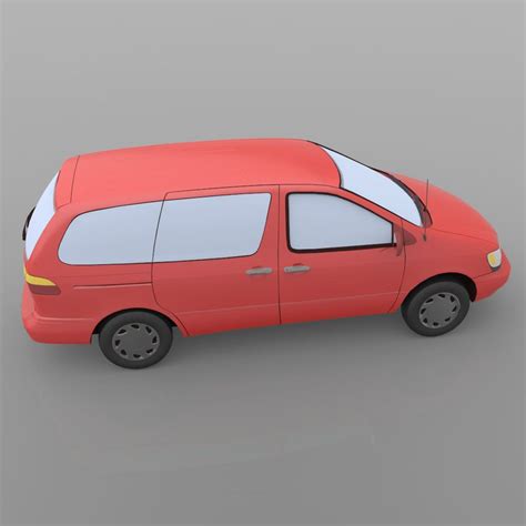 toyota sienna 2000 3d model obj mtl 3ds pdf 6 | Toyota sienna, Toyota, Sienna