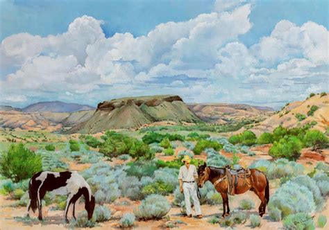 53 Large American Western Landscape with Figures in Foreground | Inventory | WOLFS Fine ...