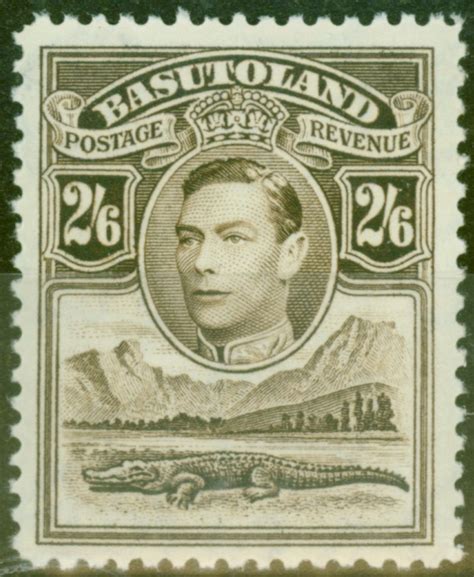 Basutoland 1938 2s6d Sepia SG26 V.F MNH | Empirephilatelists.com