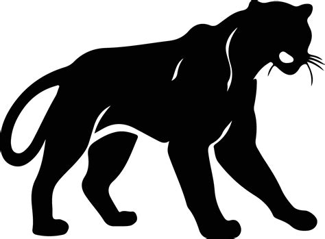 panther black silhouette 38102125 Vector Art at Vecteezy