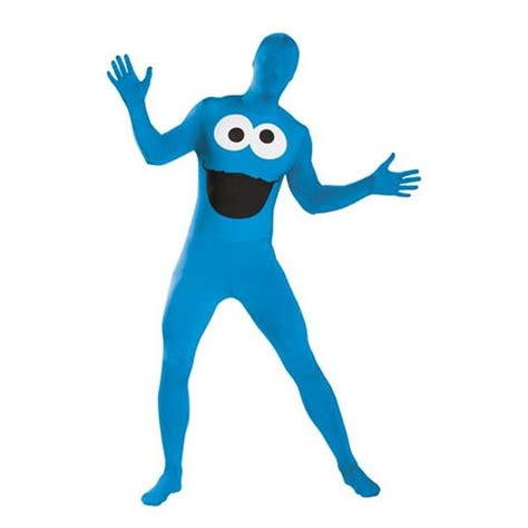 Cookie Monster Bodysuit Adult Costume - Walmart.com - Walmart.com