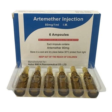 Emergency Treatment Small Volume Injection Artemether Injection 80mg 1ml