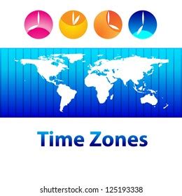 4,363 Map World Time Zone Images, Stock Photos & Vectors | Shutterstock