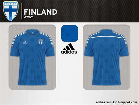 Finland National Football Team Fantasy Home & Away Kits (Adidas ...