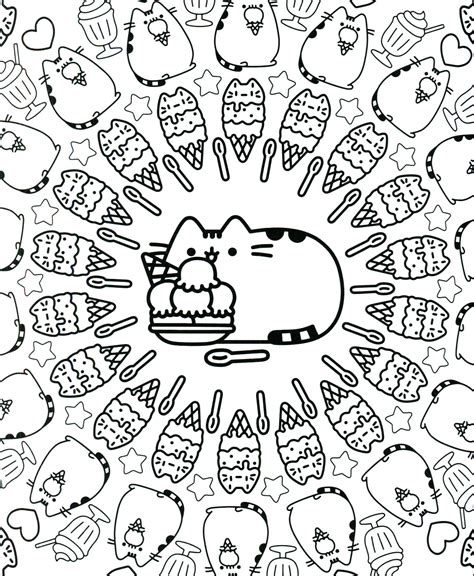 Pusheen Coloring Pages. Print Them Online for Free!