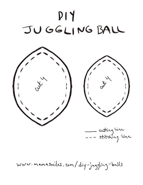 How to Make Juggling Balls: Step by Step Tutorial and Sewing Pattern ...