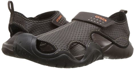 Crocs Men's Swiftwater Mesh Sandal, Espresso, 11 M US on Galleon ...