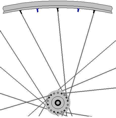 Exotics spoke patterns for bicycle wheels