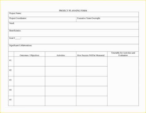 Project Plan Template Excel Free Download Of 48 Professional Project ...