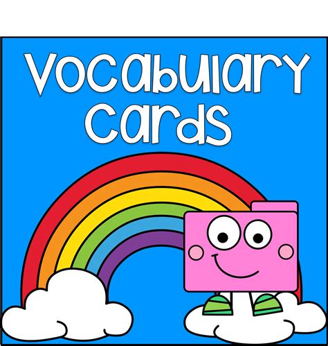 Vocabulary Cards : File Folder Heaven - Printable, Hands-On Fun with File Folder Games