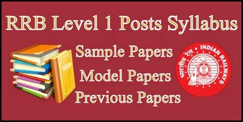 RRC Level 1 Post Syllabus 2024~Sample Model Previous Solved Papers