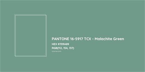 About PANTONE 16-5917 TCX - Malachite Green Color - Color codes ...