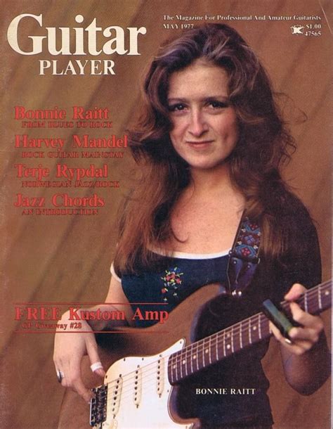 Guitar Player Magazine Cover, May 1977, featuring Bonnie Raitt Z Music ...