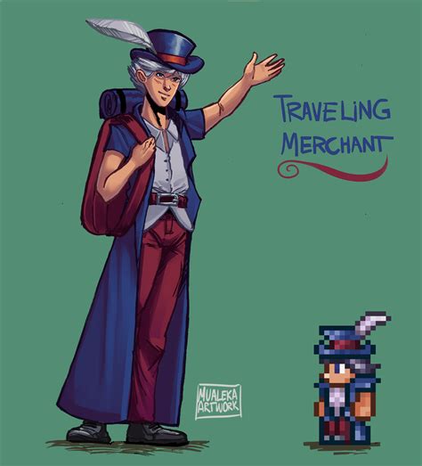 Traveling Merchant Fan Art : r/Terraria