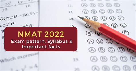 NMAT 2022 - Exam Pattern, Syllabus & Important Facts - KK's Classes