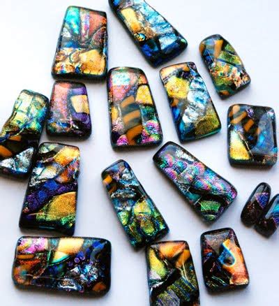 Calyx Glass Blog: How to Make Layered Dichroic Jewelry - Part 2