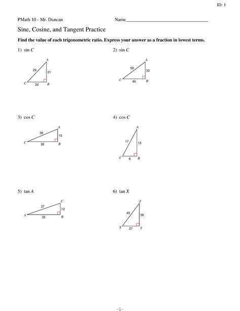 Trig quiz review blira A - English For Specific Purposes - Studocu