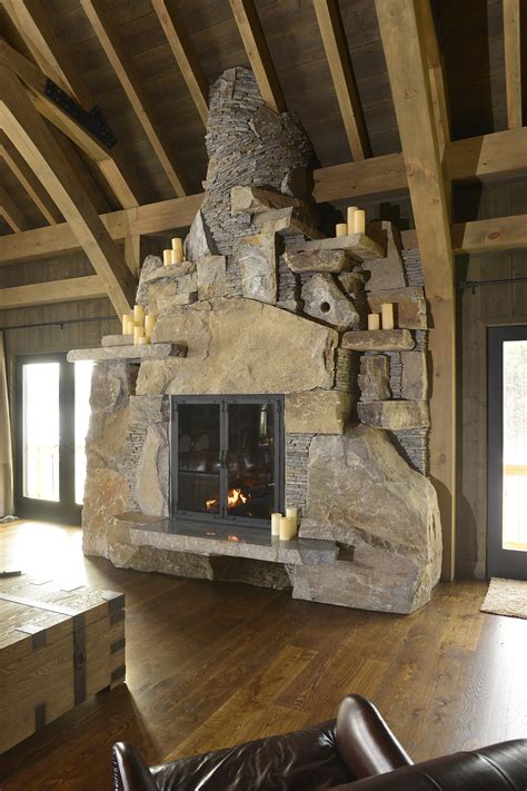 Natural Stone Fireplaces | Adirondack Granite Mantles & Hearths