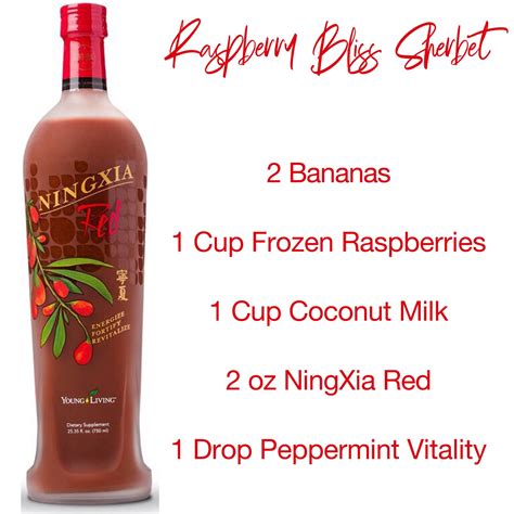 NingXia Red Raspberry Bliss Sherbert in 2020 | Ningxia red, Coconut milk recipes, Red food