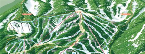 Homewood Trail Map • Piste Map • Panoramic Mountain Map