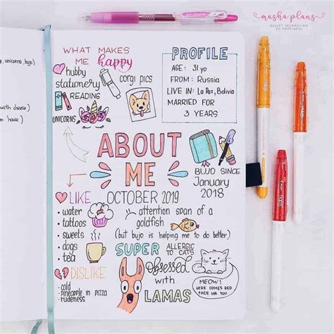 31 Fun and Simple Bullet Journal Page Ideas | Masha Plans