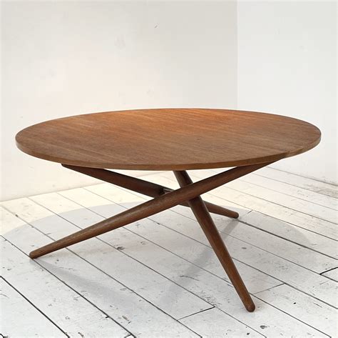 Height-adjustable coffee / dining table by Jürg Bally for Wohnhilfe, 1950s | #150429