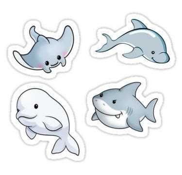 Sea Animals Sticker | Cute stickers, Preppy stickers, Print stickers