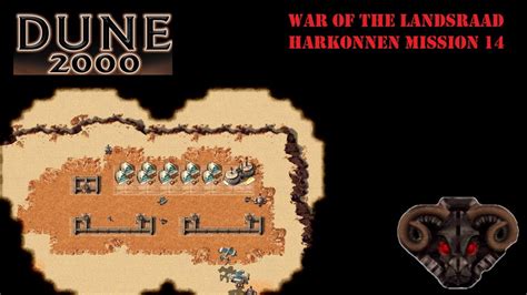 Dune 2000 - War of the Landsraad - Harkonnen Mission 14 (Hard) - YouTube