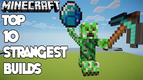 Top 10 STRANGEST Minecraft Creations of ALL TIME - YouTube