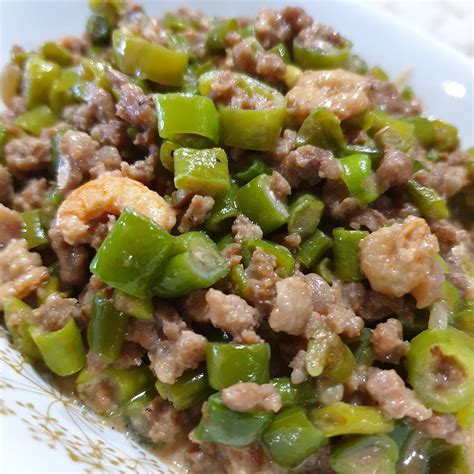 [Recipe] Gising-gising (spicy minced pork and vegetables in coconut milk) - It's all about food