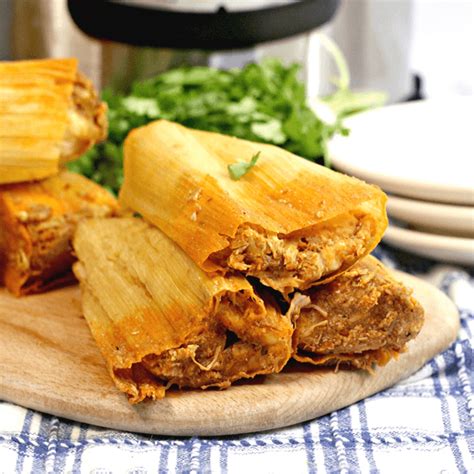 Rotisserie Chicken Tamales in the Instant Pot | The TipToe Fairy