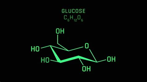 Glucose Chair Conformation Molecular Str... | Stock Video | Pond5