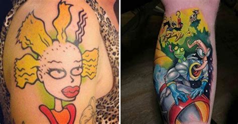 20 Nostalgia-Inducing Tattoos Of '90s Cartoons