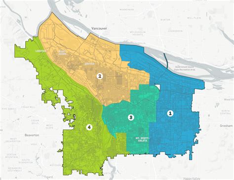 How to find your district: The official map for Portland’s new city government