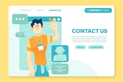 Free Vector | Small business landing page template