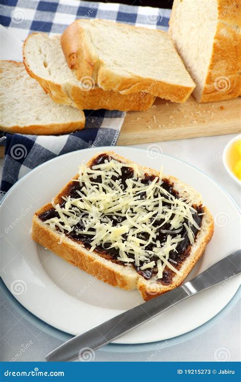 Vegemite And Cheese Sandwich Stock Photos - Image: 19215273