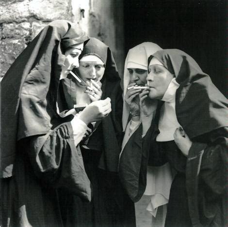 Nuns smoking