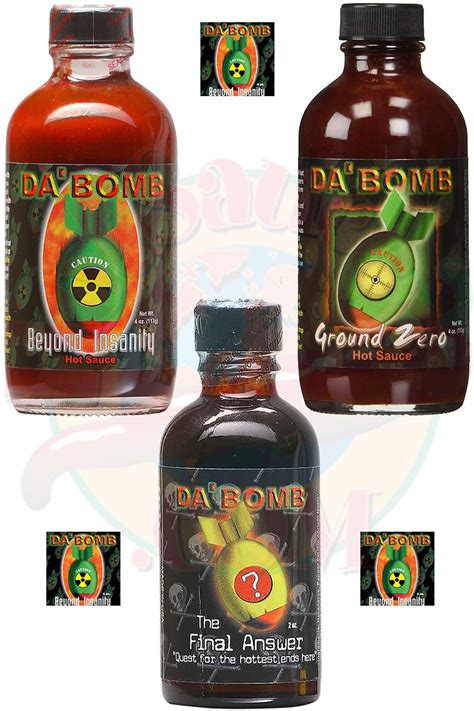 Da Bomb Hot Sauces