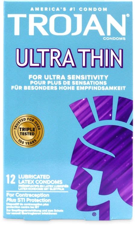 Trojan Ultra Thin Condoms 12 Pack | medino