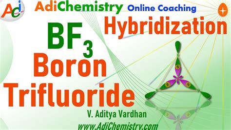 BF3 - Boron trifluoride hybridization structure shape bond angle ...