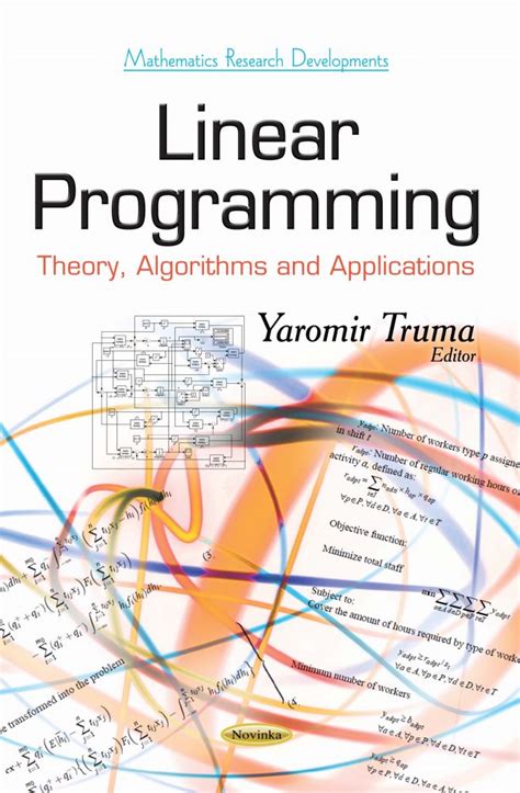 Linear Programming: Theory, Algorithms and Applications – Nova Science Publishers