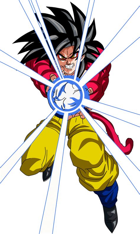 Goku SSJ4 Kamehameha by a-vstudiofan on DeviantArt