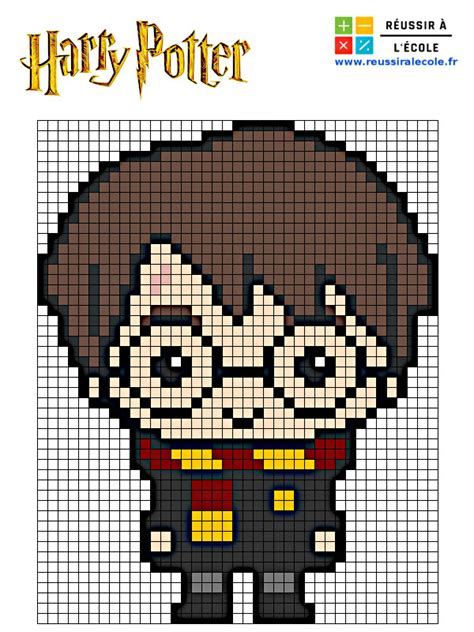 groupe tourner soigneusement pixel art harry potter facile et rapide À ...