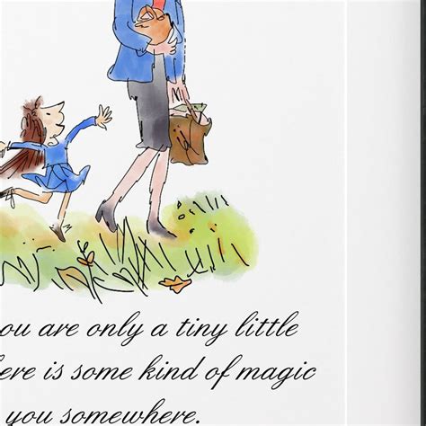 Hand Drawn Roald Dahl Matilda Miss Honey Quote Wall Art Print | Etsy