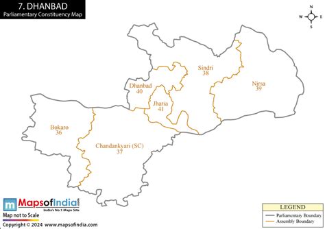 Dhanbad Parliamentary Constituency Map, Election Results and Winning MP