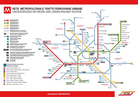 La mappa della metro di Milano e il crucipuzzle da stampare ...