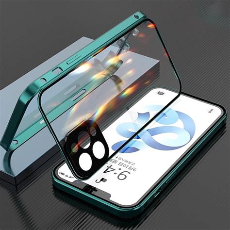 Magnetic Case For Apple iPhone 13 12 11 Pro Max Clear Full Body ...