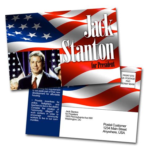 Political Postcard Template